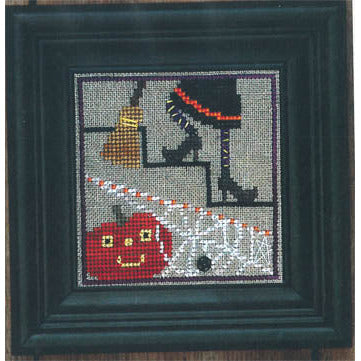 Spooky Spinners Witch Under The Stairs Pattern