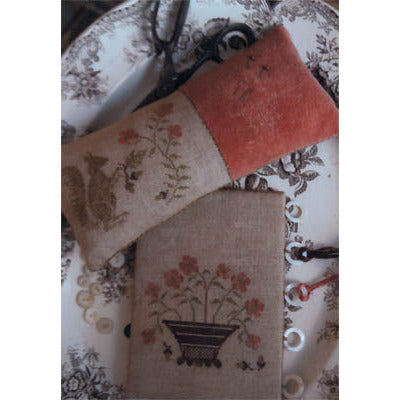 Squirrel Pinkeep and Flower Basket Pattern