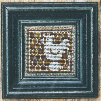 Golden Spring Chicken and White Pattern