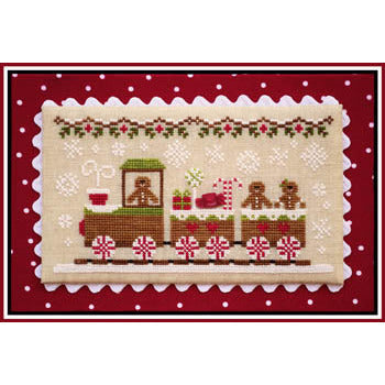 Gingerbread Village 1-Gingerbread Train Pattern