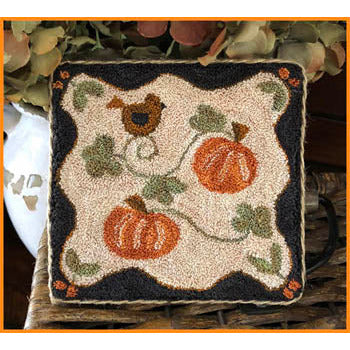 Country Pumpkins Punchneedle Pattern
