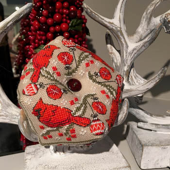 Cardinal Biscornu Pattern