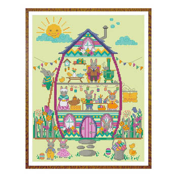 Easter Bunny House - 4 Pattern
