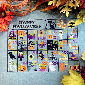 Halloween Calendar Pattern