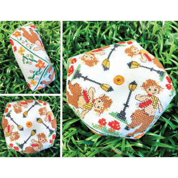 Faun Biscornu - November Pattern