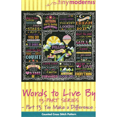 Words To Live By - 13 Pattern
