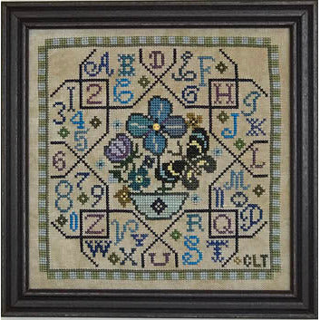 Sampler Tile - Blue Pattern