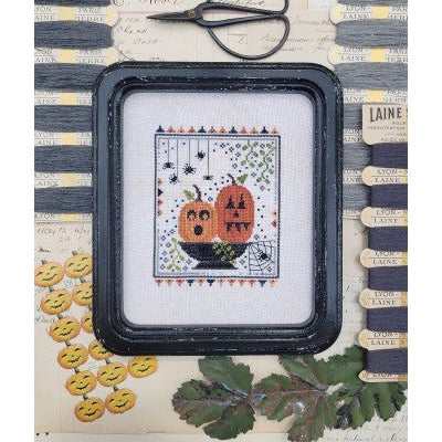 Two Pumpkins Bright Pattern