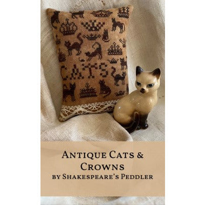 Antique Cats & Crowns Pattern
