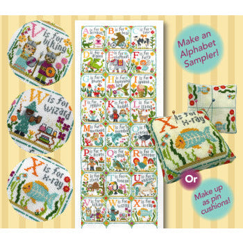 Happy Alphabet 8 - VWX Pattern