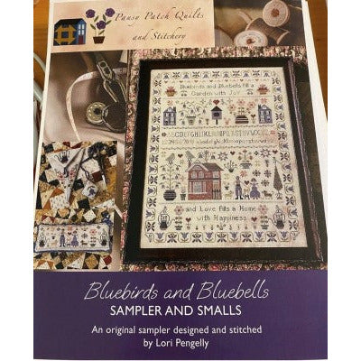 Bluebirds And Bluebells Sampler And Smalls Pattern