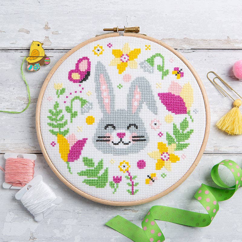 Hop To It Bunny - Cross Stitch Kit