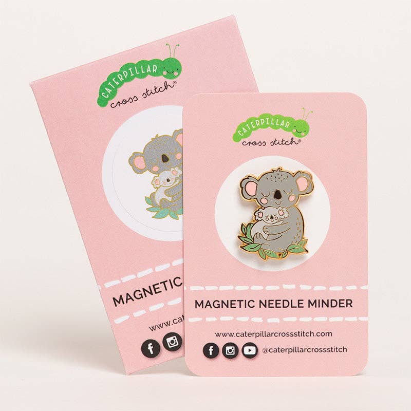 Koala Magnetic Needle Minder – Colour and Cotton