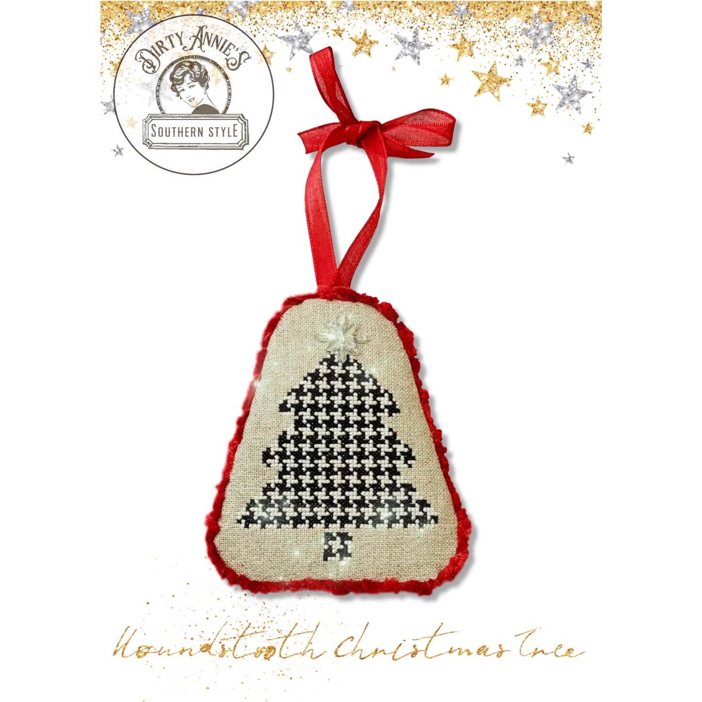 Christmas Tree Houndstooth Pattern