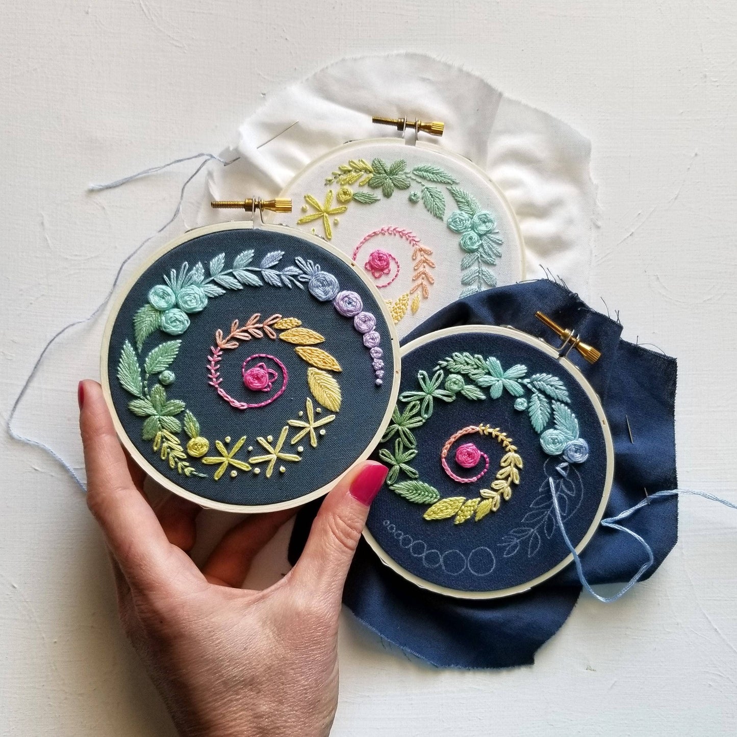 Spiral Sampler Beginner Embroidery Kit