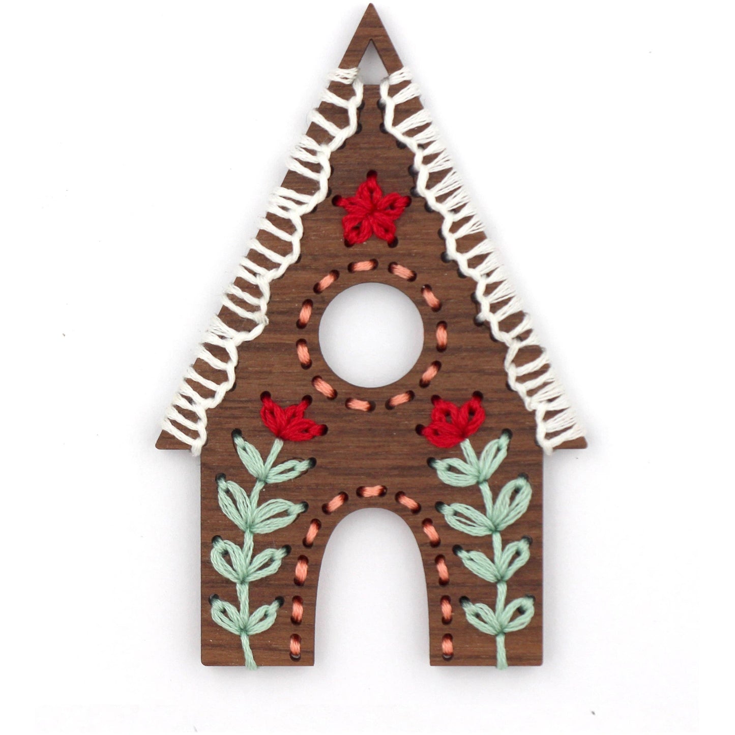 Gingerbread House Stitched Ornament Kit
