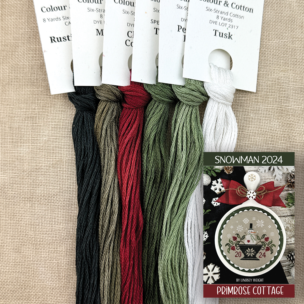 Threads for Snowman 2024 by Primrose Cottage Stitches
