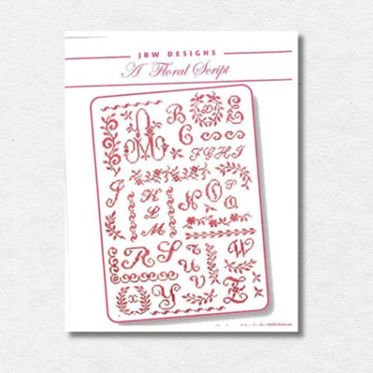 Floral Script Pattern