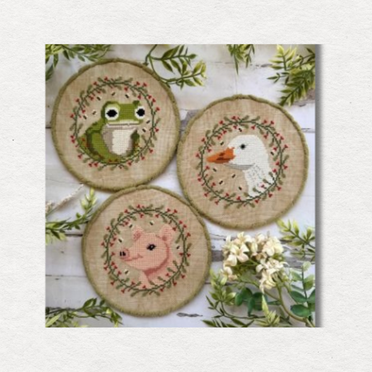 Countryside Animal Trio Pattern