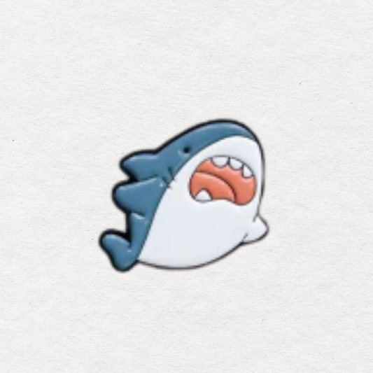 Shark Enamel Needle Minder