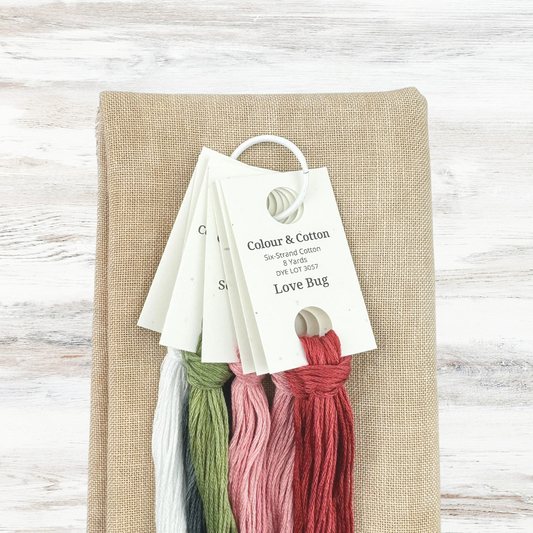 Conversion Fabric and Thread Kit Valentine Signs by Tiny Modernist
