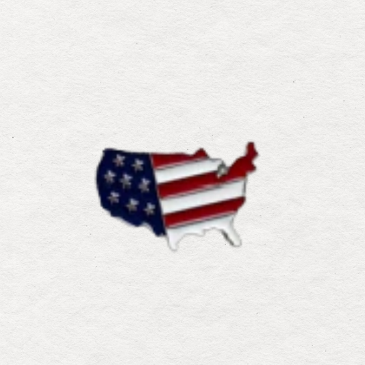 USA Enamel Needle Minder