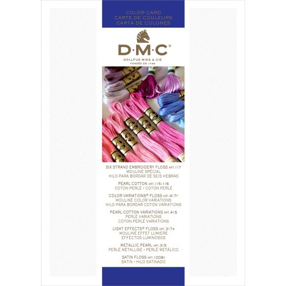 DMC Printed Thread Color Card