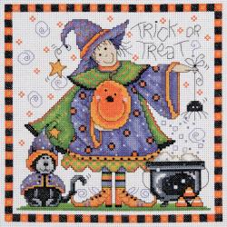 Trick or Treat Cross Stitch Kit