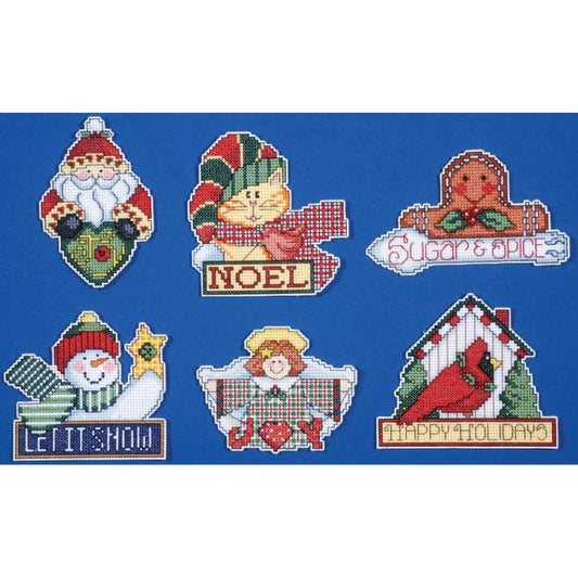 Signs of Christmas Ornament Cross Stitch Kit