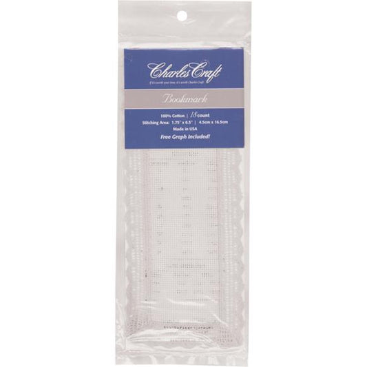 Lace Edged Bookmark 18 ct 3" X 8" With Pattern
