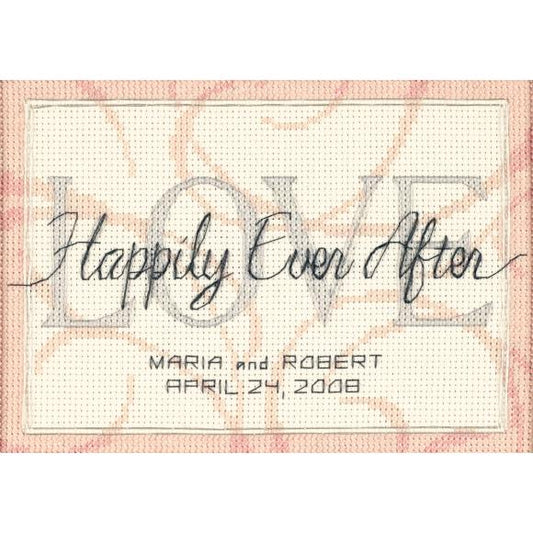 Happily Ever After Wedding Cross Stitch Kit