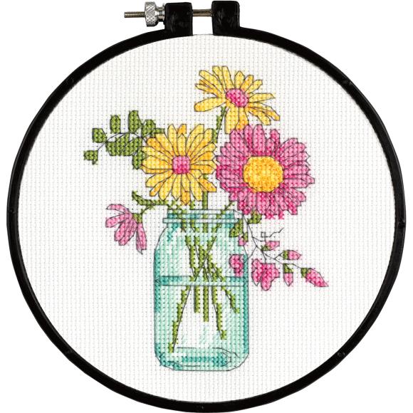 Summer Flowers Cross Stitch Kit