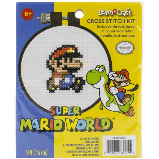 Super Mario World Cross Stitch Kit