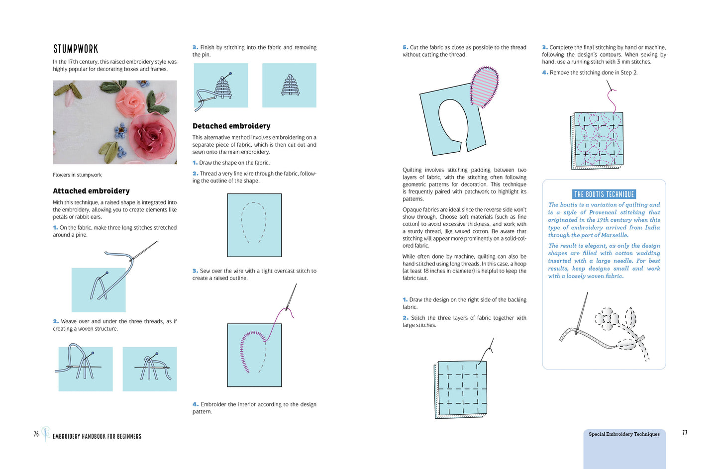 Embroidery Handbook for Beginners: An Illustrated Guide