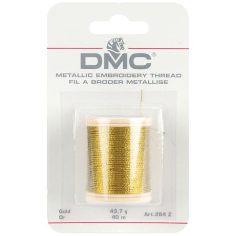 DMC Metallic Embroidery Thread Gold