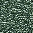 03007 Antique Glass Beads Silver Moon