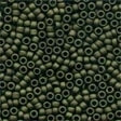 Glass Antique Seed Beads 03014 Matte Olive