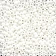 03015 Antique Glass Beads Snow White