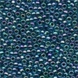 03047 Antique Glass Beads Blue Iris