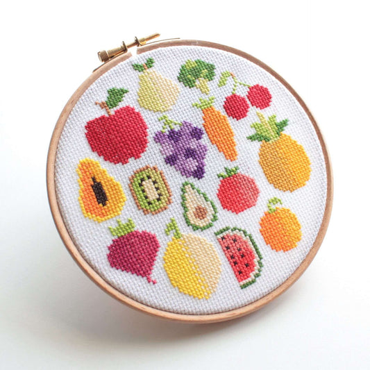 Fruit Cross Stitch Kit