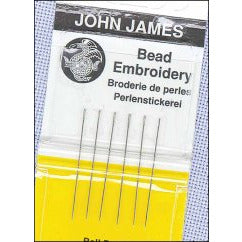 John James Short Beading Needles Size 10