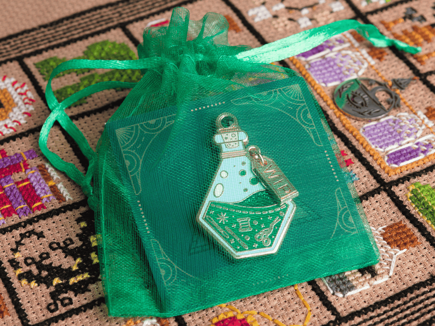 Groene Toverdrankfles Needle Minder
