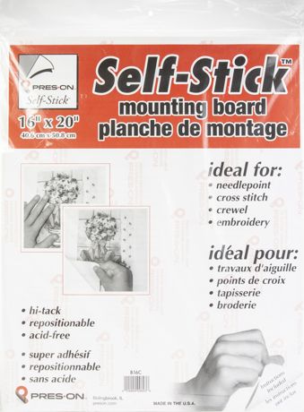 Pres-On Self-Stick Mounting Board 16 x 20