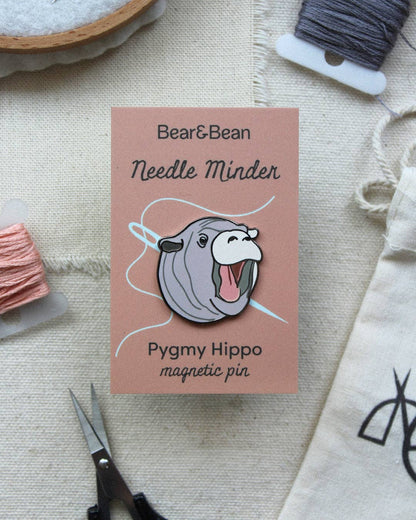 Pygmy Hippo Magnetic Needle Minder