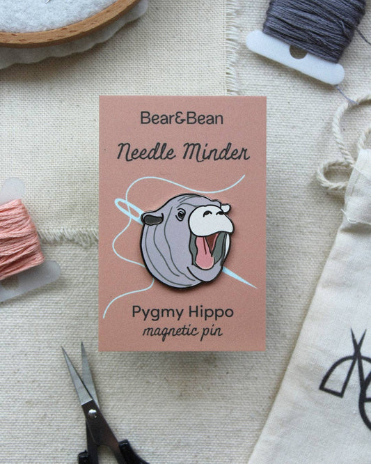 Pygmy Hippo Magnetic Needle Minder