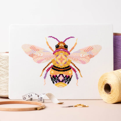 Mandala Bee Cross Stitch Kit