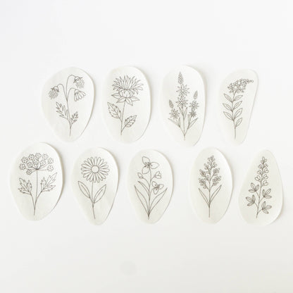 Prairie Flowers Stick and Stitch Embroidery Patterns