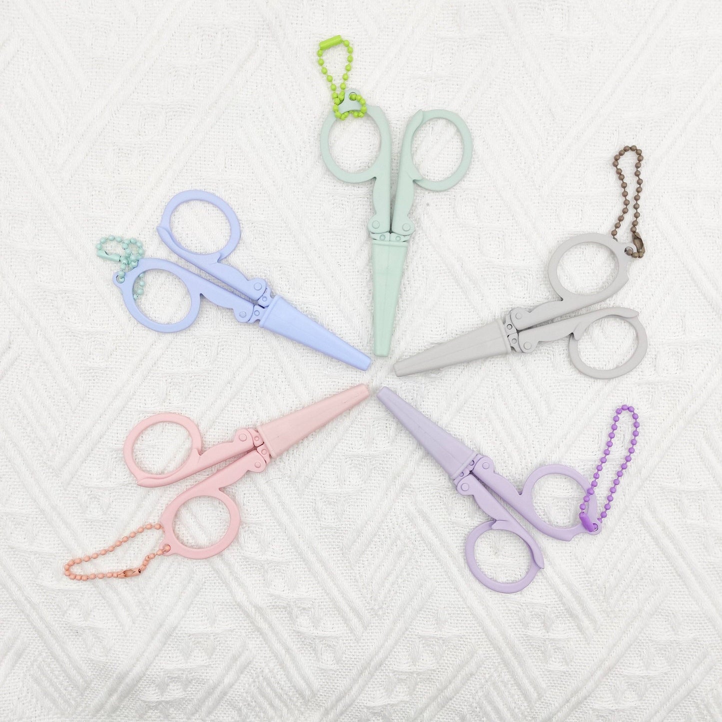 Portable Folding Scissors Blush