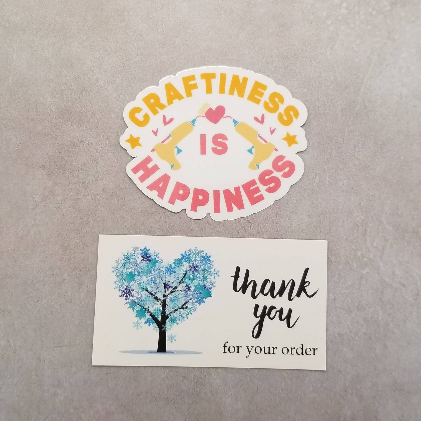 Craftiness is Happiness Sticker