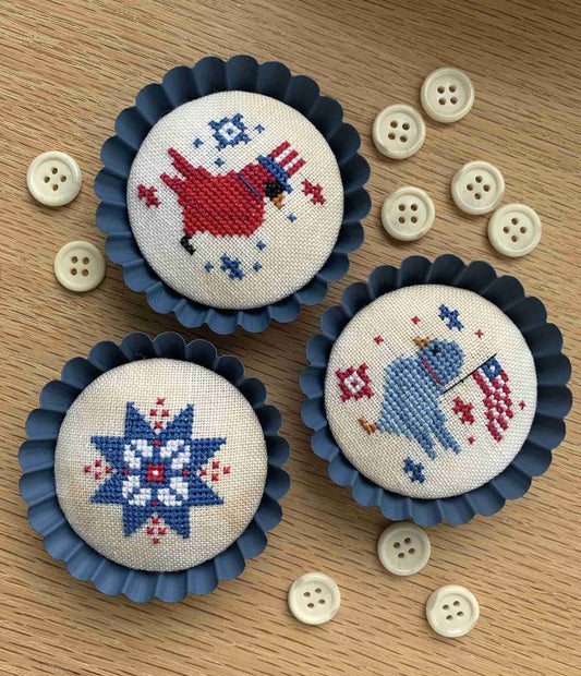 Patriotic Tart Tins Pattern